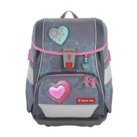 Step by Step 2IN1 PLUS Schulranzen-Set Glitter Heart Hazle, 6-teilig