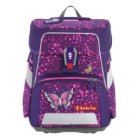 Step by Step SPACE SHINE Schulranzen-Set Butterfly Night Ina, 5-teilig