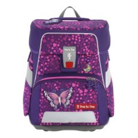 Step by Step SPACE SHINE Schulranzen-Set Butterfly Night Ina, 5-teilig